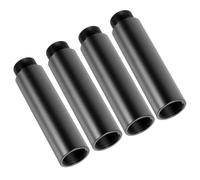 HANABASS Varilla De Extensión Para Micrófono 5/8 Pulgadas 4 Piezas Soporte De Micrófono De Aleación De Aluminio Negro Accesorio Duradero Compatible Brazos Articulados Para Grabación Profesional