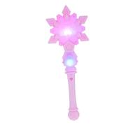 HANABASS Varita Mágica De Nieve Varita Luminosa De Navidad Varita De Fiesta De Halloween Varita De Luz Princesa Varita Luminosa Navideña Varita Iluminada Princesa El Plastico Rosa