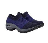 HANABASS Zapatillas Deportivas Mujer sin Cordones Calzado Casual Transpirable con Suela de Aire Cómodas para Correr y Uso Diario Diseño Elástico y Ligero para Paseo y Viaje