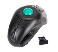 Hanabitx Air 2.4G Trackball ergonómico ratón Trackball óptico USB portátil Trackball para portátil