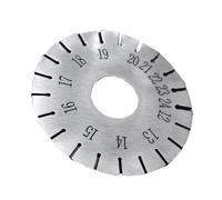 Hanabitx Calibre de Alambre de Piano Calibre de Cuerda Regla de Cuerda de Piano Afinador de Piano Medidor de Cuerda de Alambre de MúSica Herramienta de AfinacióN