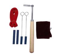 Hanabitx Carro PortáTil Profesional Jujube Piano Tuner Tuner Mute Kit Caja de Herramientas Kit de Herramientas de Varilla de AfinacióN de Piano Juego de Bricolaje de Martillo Mudo
