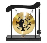 Hanabitx Desktop Gong - Feng Shui Gong de escritorio con soporte y precioso adorno para el hogar chino, duradero de alta calidad, fácil de usar, diagramas.