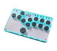 Hanabitx Joystick de Dedo Delgado, BotóN Completo, Controlador de Lucha Arcade, Controlador de Juego con FuncióN de Luz para Juego de Arcade Favorito
