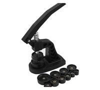 Hanabitx Juego de herramientas para la reparación de relojes de pulsera de escritorio. Sustituye la batería y el dispositivo de cierre está equipado con 12 matrices., Negro