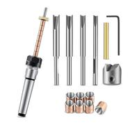 Hanabitx Kit para la creación de bolígrafos, bolígrafo y portalápices, juego de acabado de mandril para torneado de madera para hacer bolígrafos, accesorios para torno para trabajar la madera B