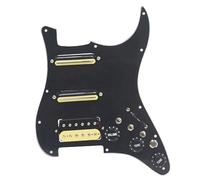Hanabitx ST de Guitarra EléCtrica Simple, Simple, Doble Panel, PequeñA, Doble Pista con Corte, de Guitarra EléCtrica Simple con Interruptor de Corte