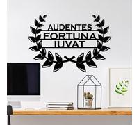 Hanah Home Accesorio de pared de metal decorativo negro elegante, 56 x 39 cm, 100% metal, 1,5 mm de grosor, perfecto para decoración moderna del hogar y arte de pared único