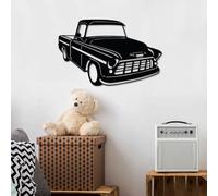 Hanah Home Accesorio de pared de metal decorativo negro elegante, 60 x 39 cm, 100% metal, 1,5 mm de grosor, perfecto para decoración moderna del hogar y paredes de acento