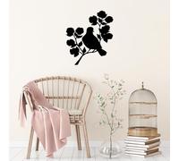 Hanah Home Accesorio de pared de metal decorativo negro elegante, 61 x 70 cm, 100% metal (1,5 mm de grosor), fácil montaje en pared, perfecto para decoración moderna del hogar