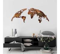Hanah Home Accesorio decorativo de pared de metal pintado a mano, 150 x 59 cm, 100% metal (1,5 mm), variaciones de color únicas, perfecto para decoración del hogar y paredes decorativas