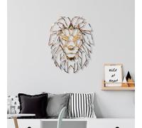 Hanah Home Accesorio decorativo de pared de metal pintado a mano, 40 x 50 cm, 100% metal, 1,5 mm de grosor, variaciones de color únicas, perfecto para decoración del hogar