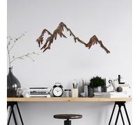 Hanah Home Accesorio decorativo de pared de metal pintado a mano, 45 x 70 cm, 1,5 mm de grosor, acabado antiguo, pieza de arte única para decoración del hogar, añade encanto y estilo