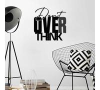 Hanah Home Elegante accesorio decorativo de pared de metal negro, 52 x 54 cm, 100% metal, 1,5 mm de grosor, peso ligero, 1,27 kg, perfecto para decoración moderna del hogar