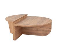 Hanah Home Elegante Juego de Mesa de café (2 Piezas), Pino atlántico, 90 x 60 x 30 y 85 x 30 x 35 cm, Tabla de partículas revestida de melamina, 18 mm de Grosor, Ideal para Salas de Estar Modernas