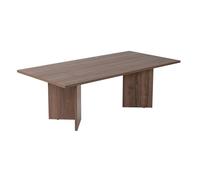 Hanah Home Elegante Mesa de café de Nogal, 100% melamina, Grosor de 18 mm, diseño Elegante y Duradero para Salas de Estar y Espacios Modernos
