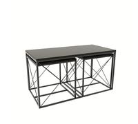 Hanah Home Juego de Mesa de café, 100% melamina revestida de partículas, Talla única