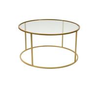 Hanah Home Mesa de café, 100% Vidrio Templado, Talla única