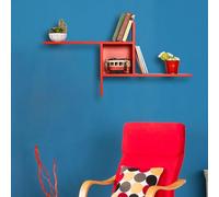 Hanah Home RAF-4, Melamina, Rojo, Talla única