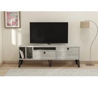 Hanah Home Soporte de televisión, Melamina, Blanco grisáceo, Talla única