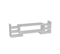 Hanah Home Soporte de televisión, Melamina, Blanco, Talla única