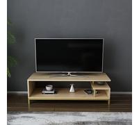 Hanah Home Soporte de televisión, Melamina, Oro Roble, Talla única