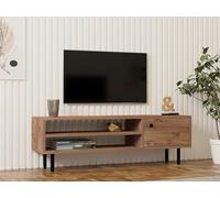 Hanah Home Soporte de televisión, Melamina, Pino Atlántico, Talla única