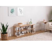 Hanah Home Soporte de televisión, Melamina, Zafiro Blanco, Talla única