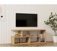 Hanah Home Soporte para TV escandinavo, Color Zafiro, 100 cm x 40 cm x 29,6 cm, Tablero de partículas Recubierto de melamina 100%, 18 mm de Grosor, diseño Elegante y Funcional para Salas de Estar