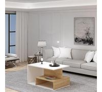 Hanah Home Vera-White Oak, Melamina, Roble Blanco, Talla única