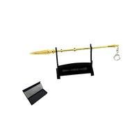 Hanaiette 1 pieza Llavero modelo de espada, martillo, hacha y arma de la espada del caos del Dios de la Guerra con soporte de exhibición (modelo en caja 10)