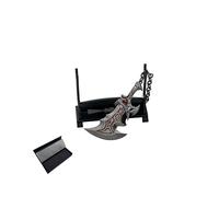 Hanaiette 1 unidad Llavero modelo de espada, hacha, martillo de trueno, arma de la espada de la Chaos Blade de God of War con soporte de exhibición (modelo en caja 14)