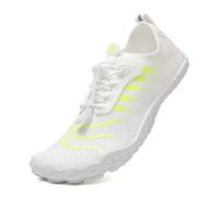 Hanani Zapatos de Agua para Hombre y Mujer Zapatos de Playa Zapatos de natación de Secado rápido Zapatos de Surf Descalzos Deportes Acuáticos para Mar Río Aqua Calzado de Natación Unisex Blanco EU42