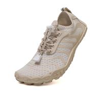 Hanani Zapatos de Agua para Hombre y Mujer Zapatos de Playa Zapatos de natación de Secado rápido Zapatos de Surf Descalzos Deportes Acuáticos para Mar Río Aqua Calzado de Natación Unisex Beige EU36