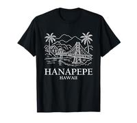 Hanapepe Hawaii Minimalist City Skyline Travel Souvenir Camiseta