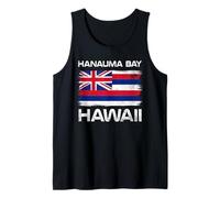 Hanauma Bay - Bandera de Hawái con diseño de Bandera de Hanauma Bay Oahu HI Camiseta sin Mangas