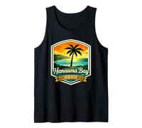 Hanauma Bay Oahu North Shore Hawái Puesta de Sol Palm Beach Camiseta sin Mangas