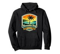 Hanauma Bay Oahu North Shore Hawái Puesta de Sol Palm Beach Sudadera con Capucha