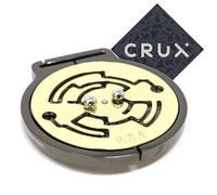Hanayama and Crux Rompecabezas Hanayama Cast Medallion - Nivel 5 de 6 - Muy difícil - Incluye Pegatina Crux