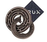 Hanayama Cast Laby Puzzle - Nivel 5 de 6 - Muy difícil - Incluye pegatina Crux