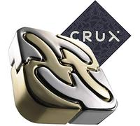 Hanayama Cast Square Puzzle - Nivel 5 de 6 - Rompecabezas difícil - Incluye calcomanía Crux