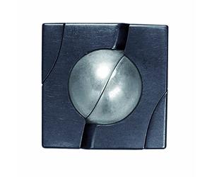 Hanayama- Marble Cast Metal Brain Teaser by Puzzles of Japan, Color metálico (4916195)