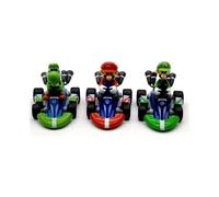 Hanbo 3 PCS ms grande Super Star Mari Bros Kart Tire de los autos