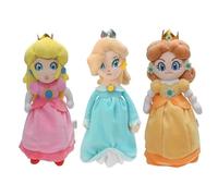 HANBO Colección Super Star Muñecas Princesas Rosalin & Dais de Peluche 26 cm Rosa, Amarillo y Azul
