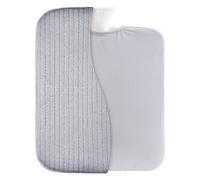 HANBOLI Bolsa de Agua Caliente, 9L Botella de Agua Caliente de Goma Extra Grande con Funda de Felpa para aliviar el Dolor Cuello Hombros Pies a Prueba de explosiones Calentador de Manos Gris