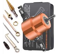 Hancaner Double Head Sheet Metal Nibbler Cutter | Ajuste de 360 | 1500-3000rpm | Corte de Chapa para Taladro Elétrico, Cortador de Sierra de Metal para Metal