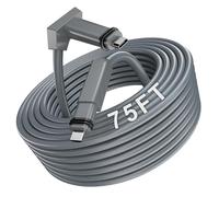 HanCenDa Cable Starlink de repuesto de 75 pies/23 m para Starlink Actuated Gen 2, cable Starlink para enrutador de antena rectangular satélite V2, accesorios de cable Starlink, gris impermeable