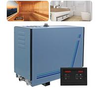 Hanchen 4.5KW Generador de Vapor para Sauna Baño Turco Ducha 4m³ con Controlador Digital Temperatura y Tiempo Ajustable 35-55℃ 30min-12h 220V CE