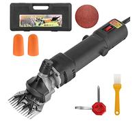 Hanchen 450 W 2600 rpm Eléctrico oveja cabra Clipper Groomer tijeras eléctrico Shearing máquina negro (110 V)