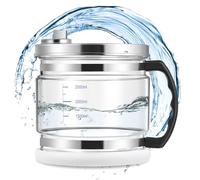 Hanchen Jarra de cristal de 4 litros para destilador de agua, recipiente portátil para destiladora, depósito para agua destilada (versión actualizada)